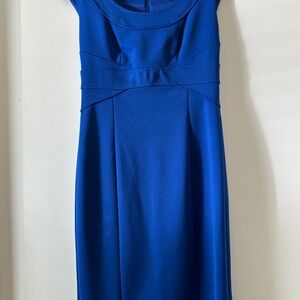 Maggy London Blue Sheath Cocktail Dress
